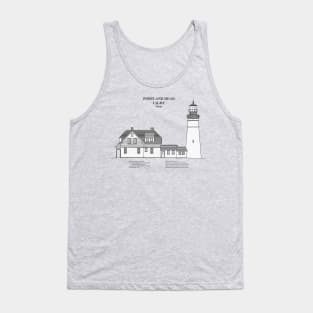 Portland Head Light Lighthouse - Maine - SBDpng Tank Top